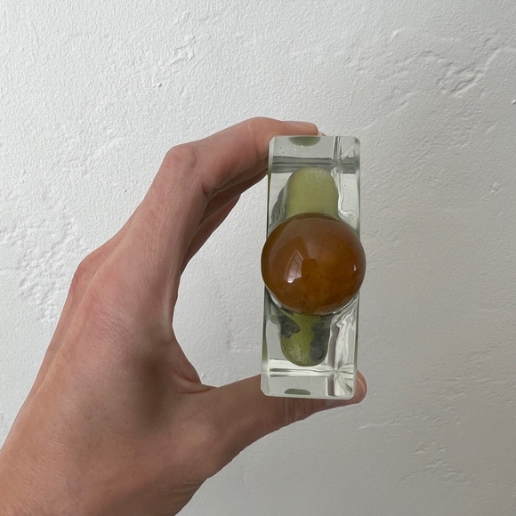 Vintage Antique Chinese Opium Snuff Bottle Reverse Painted Crystal Bird Flowers - Picture 11 of 16